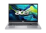 Acer Aspire Go 15 (AG15-21P-R15J) Laptop, 15,6' FHD IPS Display, AMD Ryzen 3 7320U, 8 GB RAM, 512 GB SSD, AMD Radeon 610M, Windows 11, QWERTZ Tastatur, Silber