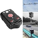 Extreme Reichweite Radardetektor für Autos, Laser-/Radar-Detektor mit Sprachwarnungen + Rotlicht- und Radarkamera-Warnungen – mehrfarbiges OLED-Display – schnelle Reaktionszeit –