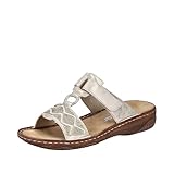 Rieker Damen V2864 Pantolette, Beige, 38 EU