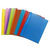 8PCS Plastikordner Mit Taschen Und Taschenordnern Mit Steckerdatei Ordner Mit Befestigungselementen 2 Taschenordner