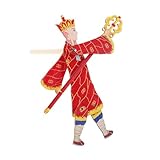Milisten Traditionelle Chinesische Schattenpuppe aus Holz Handgefertigtes Puppentheater für Leichtes Klassisches Schattenspiel Lebendige Darstellung Klassischer Figuren Fördert Kreativität