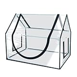FUANA Gewächshaus Transparent PVC für Balkon - Regenfeste Isolierung Blumenhaus mit Wärmeerhaltung 60 x 50 x 41 cm