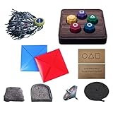 Koreanisches Traditionelles Spiel Gonggi Jackgonggi Koreanisches Spiel, Traditionelles Spiel Spiel Gonggi Jack Stone Pebbles Set, Hand-Auge-Koordinationsspaß, Familienaktivität (1 Set)