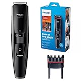 Philips Beard Trimmer Series 5000 Bartstoppeltrimmer mit dynamischem Haarführungssystem (Modell BT5200/16)