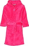 Playshoes Unisex Kinder Fleece-Bademantel Morgenmantel, pink, 146/152