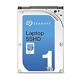 Seagate Hybridfestplatte mit 1 TB Speicher und 8 GB SSD Flashspeicher, 5.400RPM, 64 MB, SATA, 9,5 mm, ST1000LM014