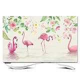 Hixingo TV Schutzhülle für Den, Hülle Bezug Staubschutz für Fernsehen Und Monitor, TV-Abdeckung mit Flamingo Drucken, Fernsehschutz Für Zuhause Innenbereich 32 bis 80 Zoll (58-60',Wasser)