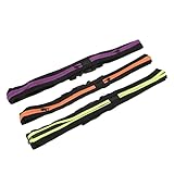Tuore Gürteltasche, 3 Stück wasserdichte Mini-Gürteltasche aus Nylon Zum Reiten (Lila, grün, orange)