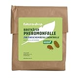 Futura-Shop Pheromonfalle für Brotkäfer | Klebefalle mit natürlichem Lockstoff zur Befallsermittlung & Bekämpfung | Giftfrei & geruchsneutral für den Menschen