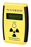 NANODIS Colloidmaster Geigerzähler CM Counter | zum Aufspüren radioaktiver Strahlung | geringe Stromverbrauch | inkl. 9-Volt-Batterie | als Detektor | Beta- und Gammastrahlungen ausgewertet