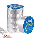 Self-Adhesive Roof Sealant Tape | Boot and Pipe Sealing for Roofs Window Boat Pipe Door Duct Outdoor Gutter Car Bathroom Glass Metal Silicone Roof Sealant Tape