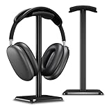 Alyvisun Headset Halterung [Gewichteter Fuß & höhere Höhe] Kopfhörer Atänder, Universeller Headset Ständer für alle Gaming-Headsets/Desktop-Kopfhörer(schwarz)
