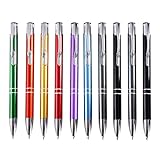 ERRORY Druckkugelschreiber mit Clip, für Büro, Unterschrift, glatt zu schreiben, für Hotelempfang, Schreibwerkzeug für Studenten, 10 Stück