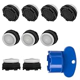 9er Set Wasserhahn M24 Set - Wasserhahnentlüftung, Hahnfilter mit Werkzeug, Verhindert Spritzwasser, Spart Wasser, für Bad und Küche