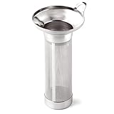 Weis Teefilter, Edelstahl, Silber, 4 x 6 x 13 cm