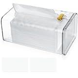 Tücherbox, Transparent Kosmetiktücherboxen, Plastik Taschentuchbox, Acryl Tissue Box, Kosmetiktücher Box für Esszimmer, Büro, Badezimmer, Schlafzimmer, Auto, 215x95x124mm