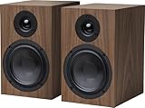 Pro-Ject Speaker Box 5 – Regal-Lautsprecher – handgefertigt, helle Bässe, verbessern Sie Ihr Audioerlebnis – Walnuss
