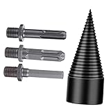 UPKOCH 1 Set Holzhacker Bit Holzspaltbohrer Brennholzbohrer Spalter Schneiden Holzbearbeitungsbohrer Bohrer Kegelbohrer Werkzeug Für Die Holzbearbeitung Holzbohrer Stahl