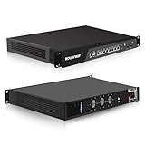 ROUAFWIT 1U Cabinet Firewall Appliance 10GBe, Core i3 7100, 2 x SFP+ 82599es 10Gbe, 8 x i226V 2.5GbE LAN, P-Fsense, Mi-krotik, OPNsense, VPN, Network Rackmount, DDR4 0G RAM 0G SSD, Barebone