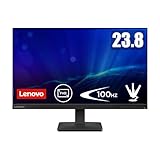 Lenovo L24-4e | 23.8' Full HD WLED Monitor | 1920x1080 | 16:9 | 100 Hz | 4ms Reaktionszeit | IPS-Panel | HDMI | VGA Anschluss | Entspiegelt | Raven schwarz | 3 kg