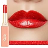 Oulac 2 in1 Lippenstift und Lip Balm, Saftiger und Glänzender lippenpflege Lippenstift, Glänzendes Finish für Trockene, Rissige und Spröde Lippen, Feuchtigkeitsglänzender Lippenstift (S6)Love fighter