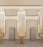 Calissimo Konsole Friseur Barber Kosmetikspiegel LED Aluminiumrahmen 170x70 STD