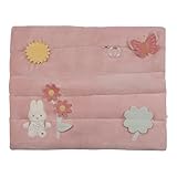 nijntje miffy x Little Dutch NIJN358 Activity Krabbeldecke Laufgittereinlage Hase Miffy - Lucky Blossom (80x100 cm)