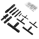 NIYANGLE 113 Stück Teiliges Vakuumschlauch kupplungs Vielseitiges Auto Vakuum Schlauchverbinder Sortiment Stücken und Geraden Verbindern Langlebig Einfache Montage Verschiedene für