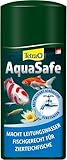 Tetra Pond AquaSafe - macht Leitungswasser fischgerecht, schützt Fische und Pflanzen im Gartenteich zuverlässig, 500 ml Flasche