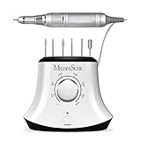 MelodySusie Nagelfräser 30000 U/min Professionelle Elektrische Nagelfeile Maniküre Pediküre Set Gelnägel Nagelpflege Fräser Set für Nagelstudio Zuhause mit Fußpedal und 6 Bits