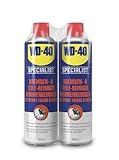 WD-40 Specialist Bremsenreiniger | 2x500ml | Entfernt Fett, Öl & Schmutz | Rückstandsfrei & schnelltrocknend | Für Bremsen, Kupplung & Getriebe | Kraftvolle Wirkung | Auch für Metallteile