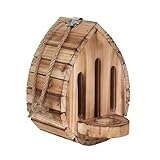 Handgefertigter Schmetterlings Lebensraum Aus Holz Mit Futterplattform Gartenunterstand Freien Für Die Naturbeobachtung Schmetterlingshaus Aus Holz Hängender Garten Futterspender