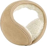 Warme Ohrenschützer, Winter-Ohrenschützer, warme Ohrenschützer, Geschenk, Ohrenwärmer, Winter-Strick-Ohrenschützer for Damen und Herren, warme, faltbare Fleece-Plüsch-Ohrenwärmer for den Außenbereich