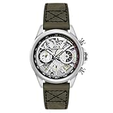 AVI-8 Hawker Harrier Matador Herren-Chronograph, 44 mm, mit Lederband, AV-4125, Storm Grey