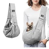 mymai Hundetragetasche, Wendbarer Transporttasche für Hunde und andere Haustiere bis 15 kg Tragetuch Hund Haustier Hundetasche für Spaziergang Aktivitäten im Freien und Ausflüge