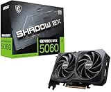 MSI Gaming RTX 5060 8G Shadow 2X OC Grafikkarte (8 GB GDDR7, 128 Bit, Extreme Leistung: 2535 MHz, DisplayPort x3 2.1a, HDMI 2.1b, NVIDIA Blackwell Architecture)