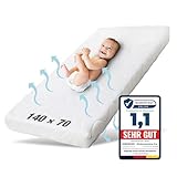 Ehrenkind® Babymatratze Pur | Baby Matratze 70x140 Standard 100 by Oeko-TEX | Kindermatratze 70x140 aus hochwertigem Schaum und Hygienebezug