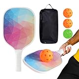 Setauoo Schläger, 2er Set hoch elastische Paddles, Ergonomischer Griff Für Spieler Familie Freizeit