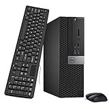 Dell Optiplex 7040 SFF Desktop Computer PC, Intel Core i5-6500, 16GB RAM, 256GB SSD, WiFi, Bluetooth, US Tastatur, Windows 11 Pro (Generalüberholt)