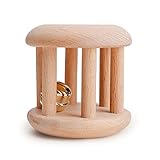 Spielzeug Intellektuelle von Kindern Montessori Spielzeug Bio-Holz Glocken Rasseln Baby Spaß und Interessante Spielzeug Pflege Baby Dusche Geschenke