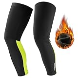 ROCKBROS Sport Armlinge Beinlinge Winter Arm Sleeves Armwärmer Beinwärmer Herren Damen für Radfahren, Angeln, Fußball, Basketball, Wandern, Laufen, Outdoorarbeit 1 Paar(Beinlinge L-XL)