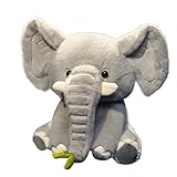 Elefant von - Weiches Elefantenplüschtier, Plüschpuppe Elefant | Niedliche Elefantenplüschpuppe, weiche Elefantenplüschpuppe, umarmbarer Elefant, Plüschpuppe el
