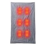 Bexdug Heizdecke, Überwurf, warme Schlafdecke, Poncho-Wickeltuch, verstellbare elektrische Schoßdecke, atmungsaktiv, tragbare Decke für den Außenbereich, 150 x 84 cm