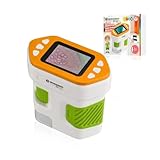 Bresser Junior digitales Handmikroskop mit 2 Zoll Display, optische Vergrößerung 7x-31x, Digitale Vergrößerung 21x-94x, 4K-Foto- & Full-HD-Video-Aufnahme, USB-C