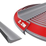 Wasserblockleiste Dichtleiste Küchenarbeitsplatte (grau, 1.5cm*2.5cm*220cm)