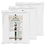 HaGaFe Bio Schnellkomposter Kompostbeschleuniger Komposthilfe Kompost (30 kg (3X 10 kg))