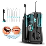 Cecotec Mundpflegezentrum Bamba ToothCare Jet Clean. 18 W, 600-ml-Irrigator, 10 Druckstufen, 7 Aufsätze und elektrische Zahnbürste mit 5 Modi