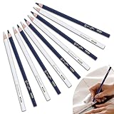 VACUBXBY 10 Stück Schneiderkreide, Nähkreide Stoffkreide, Schneiderkreidestift, Stoff Marker Stift zum Markieren Von Diversen Stoffen, Ledern und Handwerk (2 Farben)