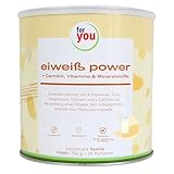 for you Power Eiweiß-Pulver nach Dr. Strunz Vanille 750g - gut lösliches Mehrkomponenten Eiweiß: Molke, Soja-, Milch-, Hühnerei-Protein + L-Carnitin Vitamine Mineralstoffe - Chemical Score 156