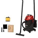 Einhell Nass-Trockensauger TC-VC 1825 A (1.250 Watt, 180 mbar Saugleistung, Automatiksteckdose, 25 L Auffangbehälter, Tragegriff, inkl. Düsen, Filter und 6X Schmutzfangsack)